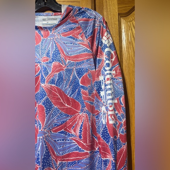 Columbia PFG Omni-Shade Super Tidel Hoodie Women's Medium UPF 50 - Picture 2 of 9